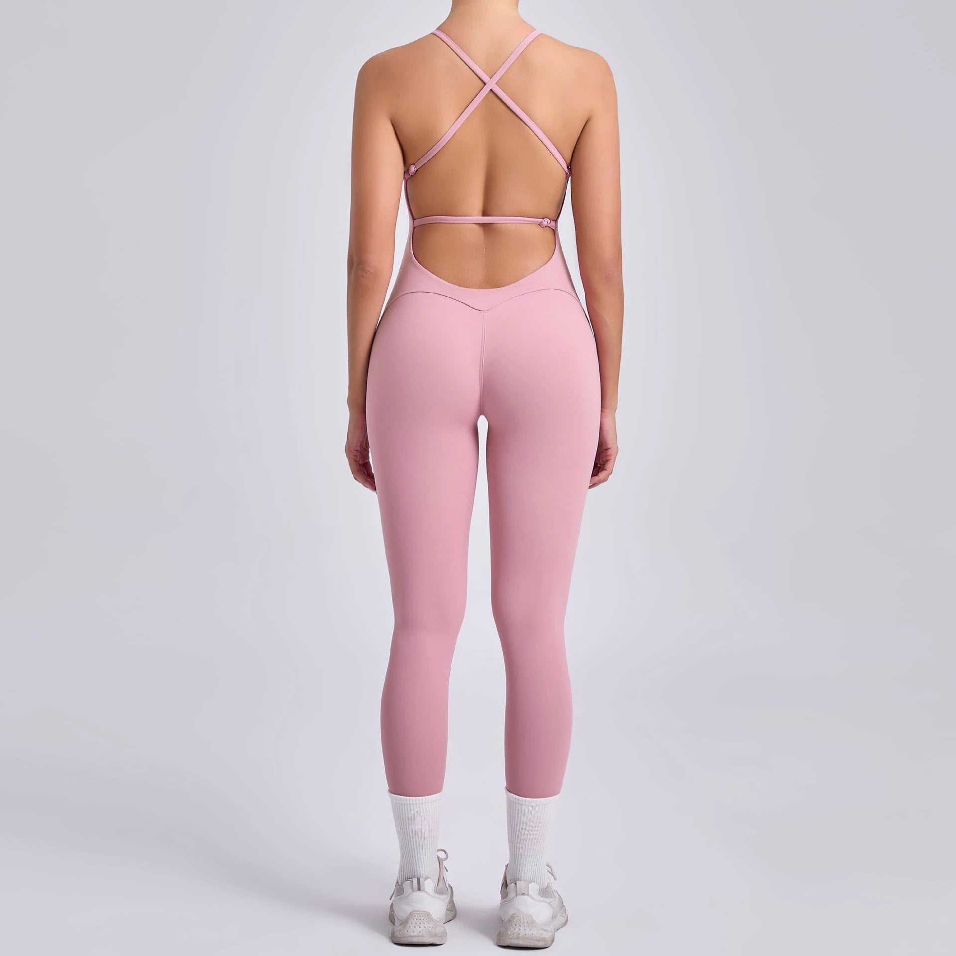 Sports Workout Clothes Tight Yoga Jumpsuit