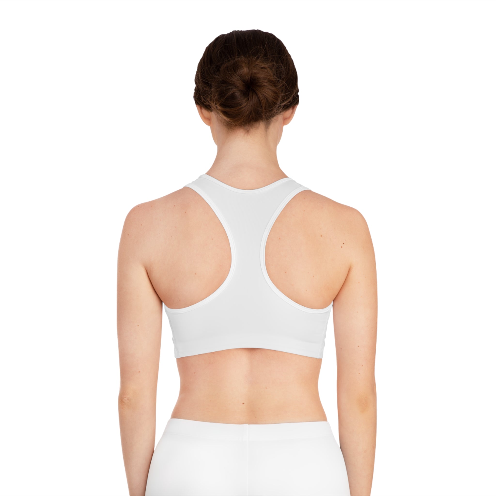 Sports Bra — "Too Hot For Calm" Flame Print Activewear