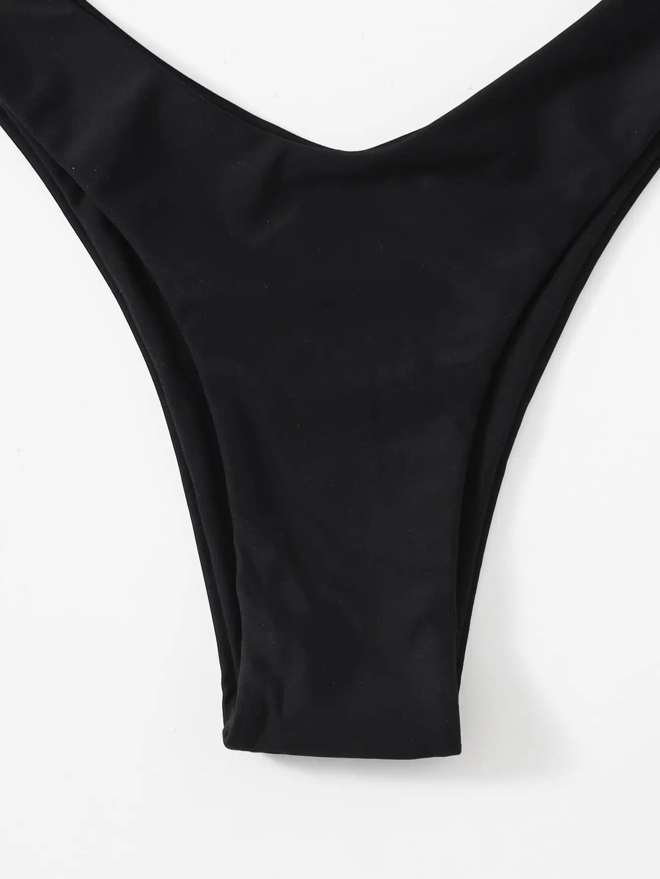 Solid Tie Push-Up Bikini Set – Brazilian Style Swimwear