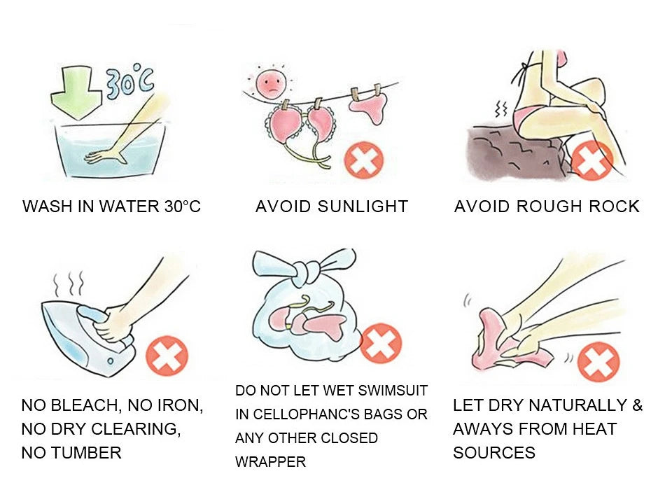 3-Piece Printed Bikini Swimsuit Set – Swimwear with Cover-Up Kimono