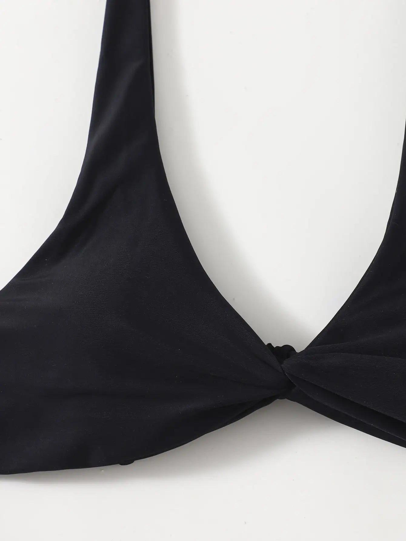 Solid Tie Push-Up Bikini Set – Brazilian Style Swimwear