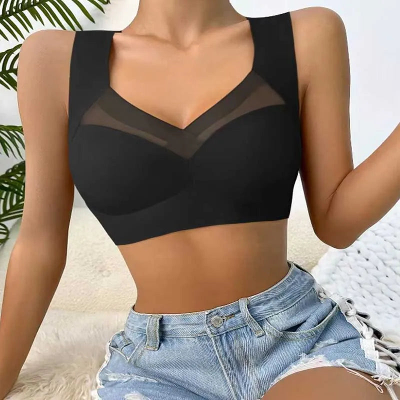 Women’s Seamless Sports Bra – Invisible, Breathable & Wireless Comfort