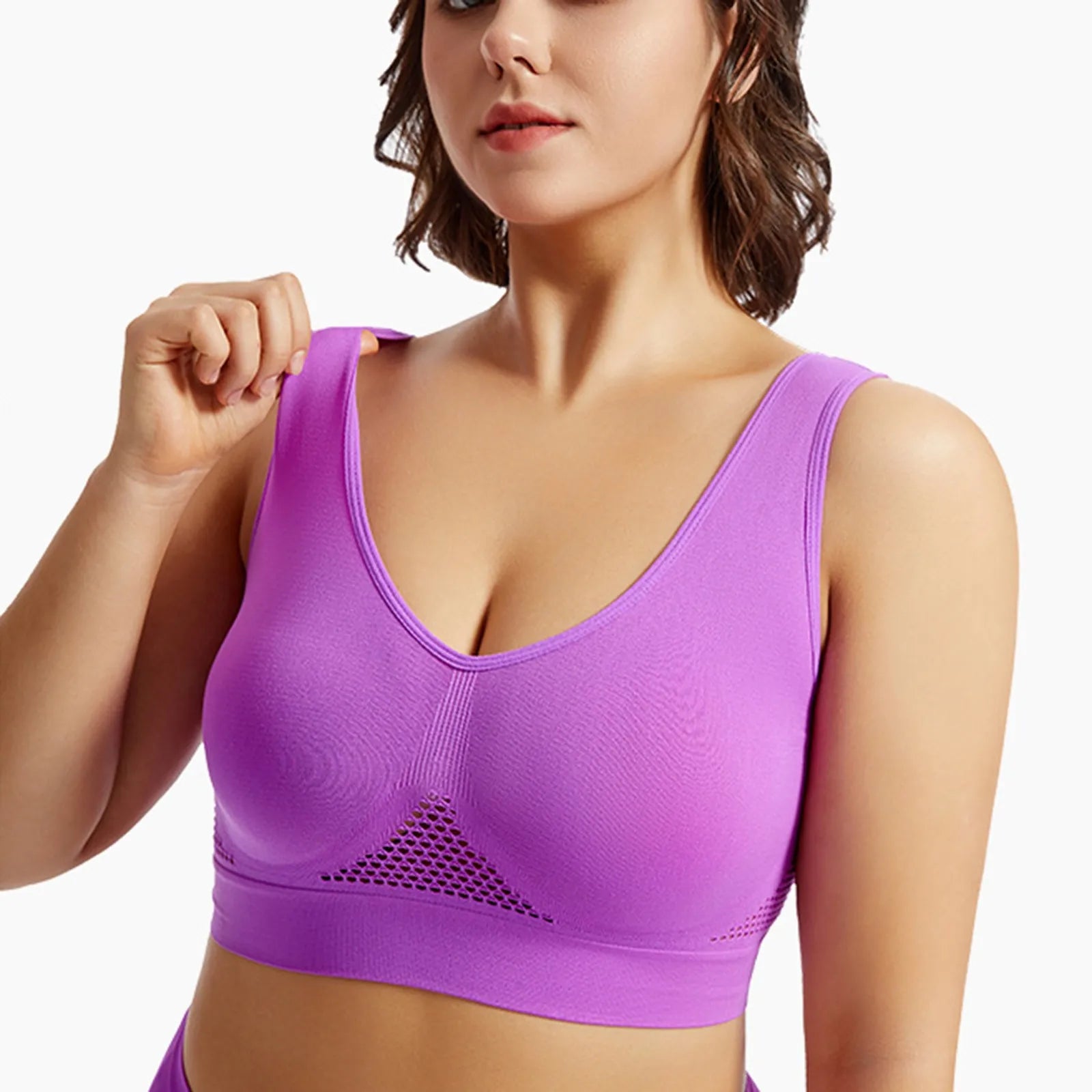Women’s Shockproof Back Sports Bra – High-Strength Yoga & Fitness Vest