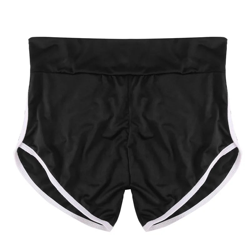 Women’s Summer Sports Shorts – Stretchy Low-Waist Slim Fitness & Yoga Shorts
