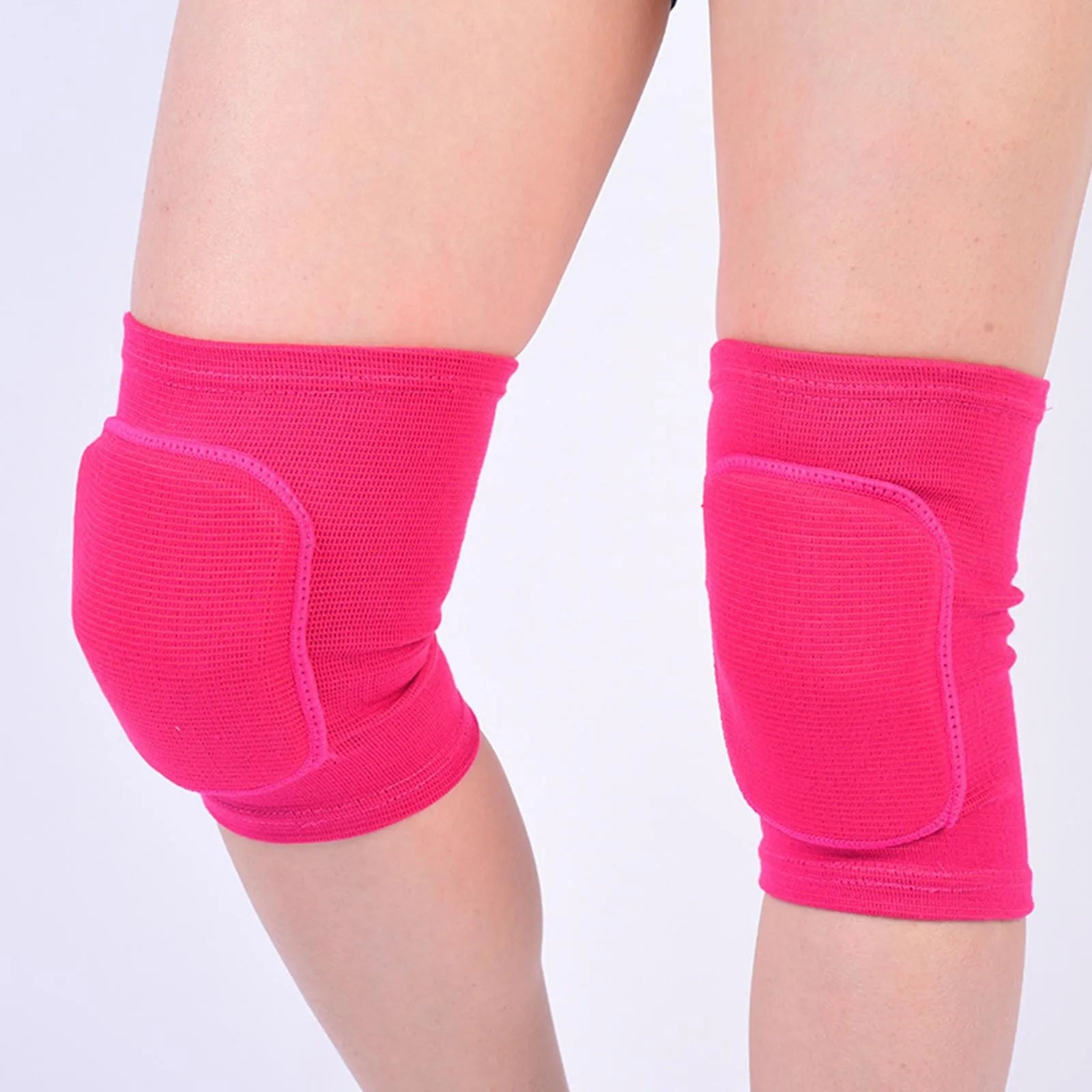 2pcs Sports Compression Knee Pads – Elastic Knee Protector & Support Brace