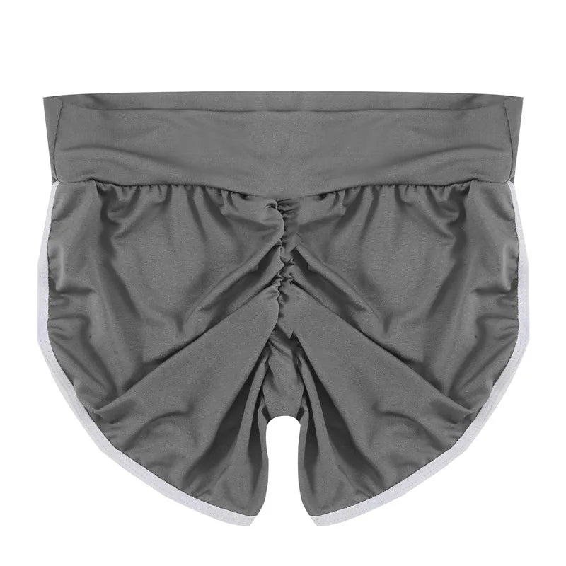 Women’s Summer Sports Shorts – Stretchy Low-Waist Slim Fitness & Yoga Shorts