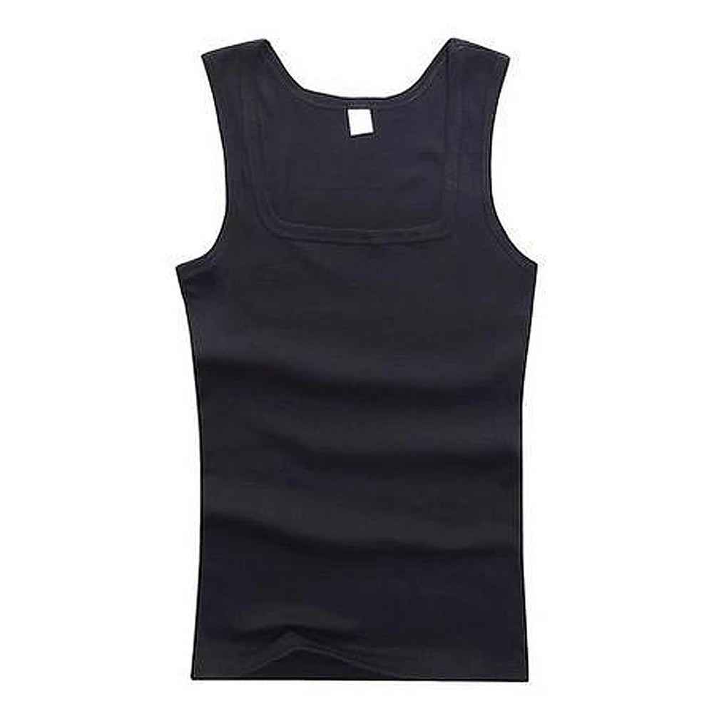 Men’s Pure Cotton Tight Vest – Casual Sports & Bodybuilding Tank Top
