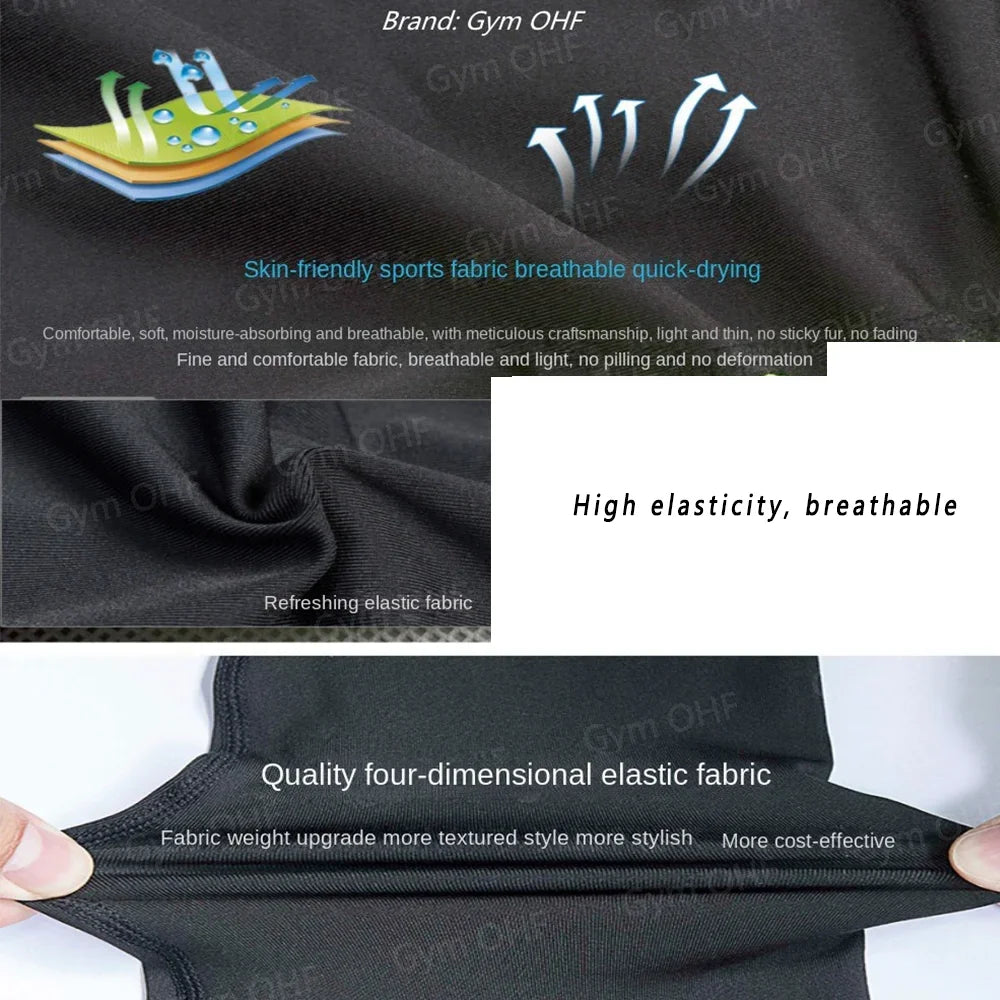 Men’s Quick-Dry Compression T-Shirt – Summer Gym & Running Top