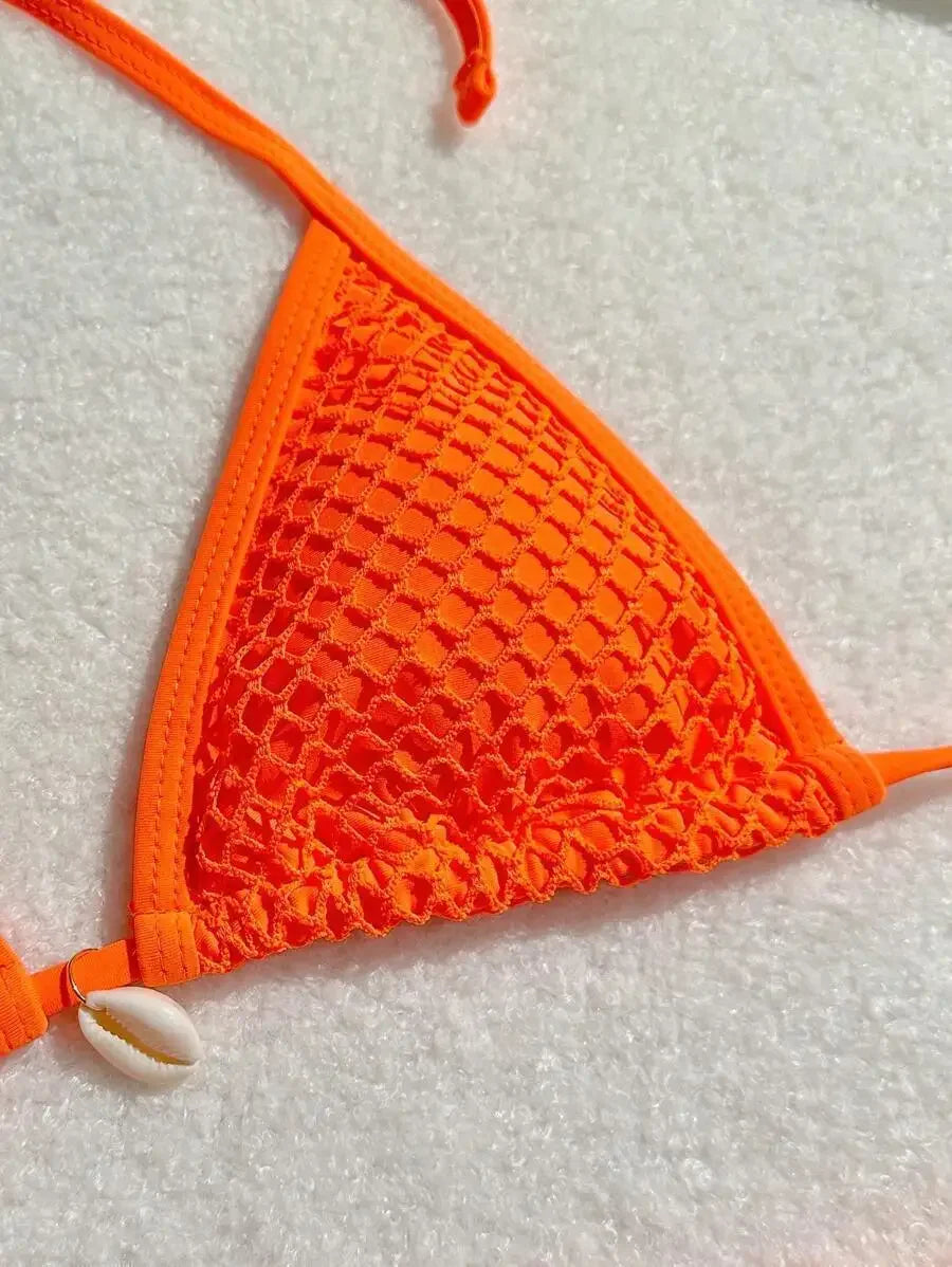 Sexy Three-Piece Bikini Set – Women’s Brazilian Swimwear