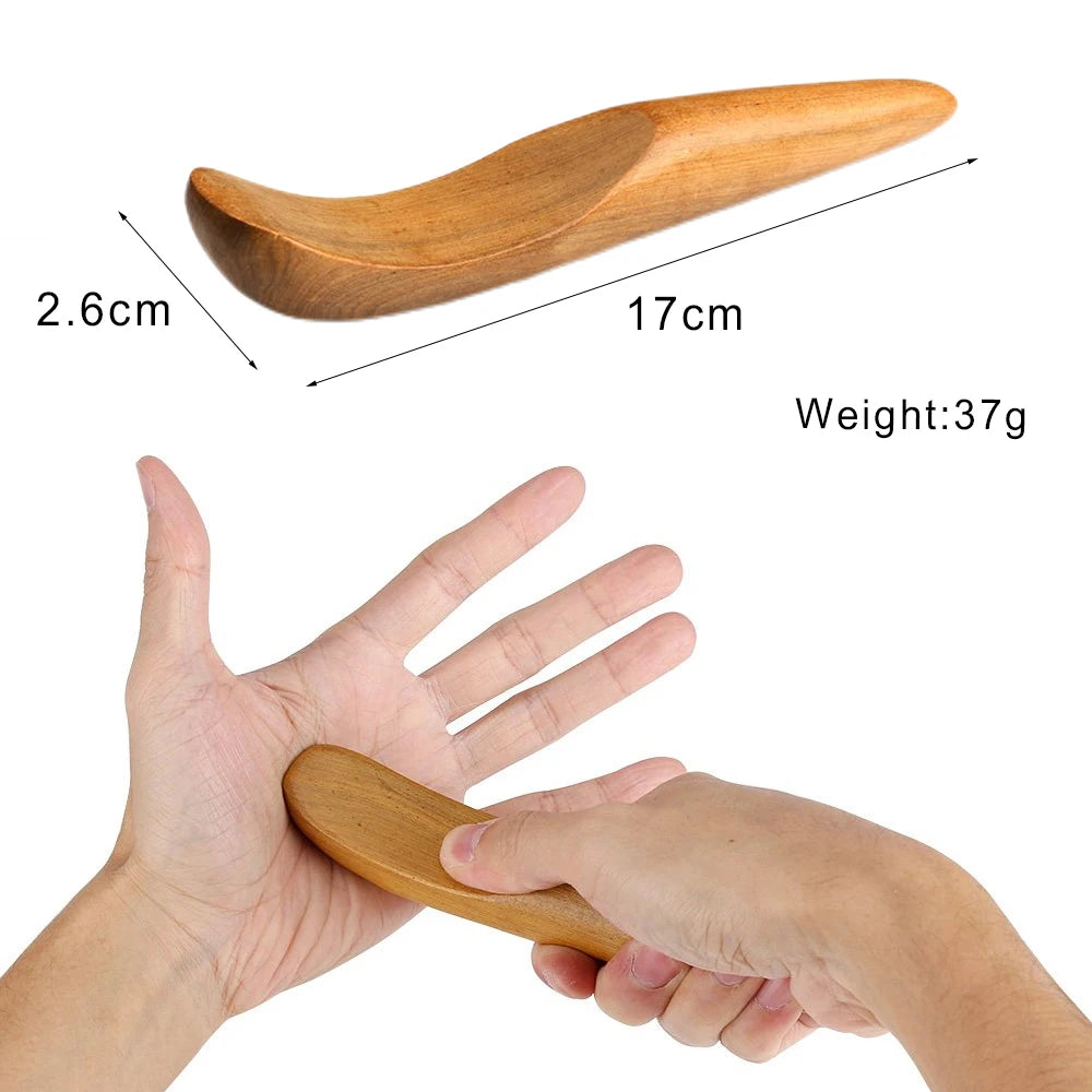 Wooden Massage Tools – Lymphatic Drainage &amp; Anti-Cellulite Body Shaper