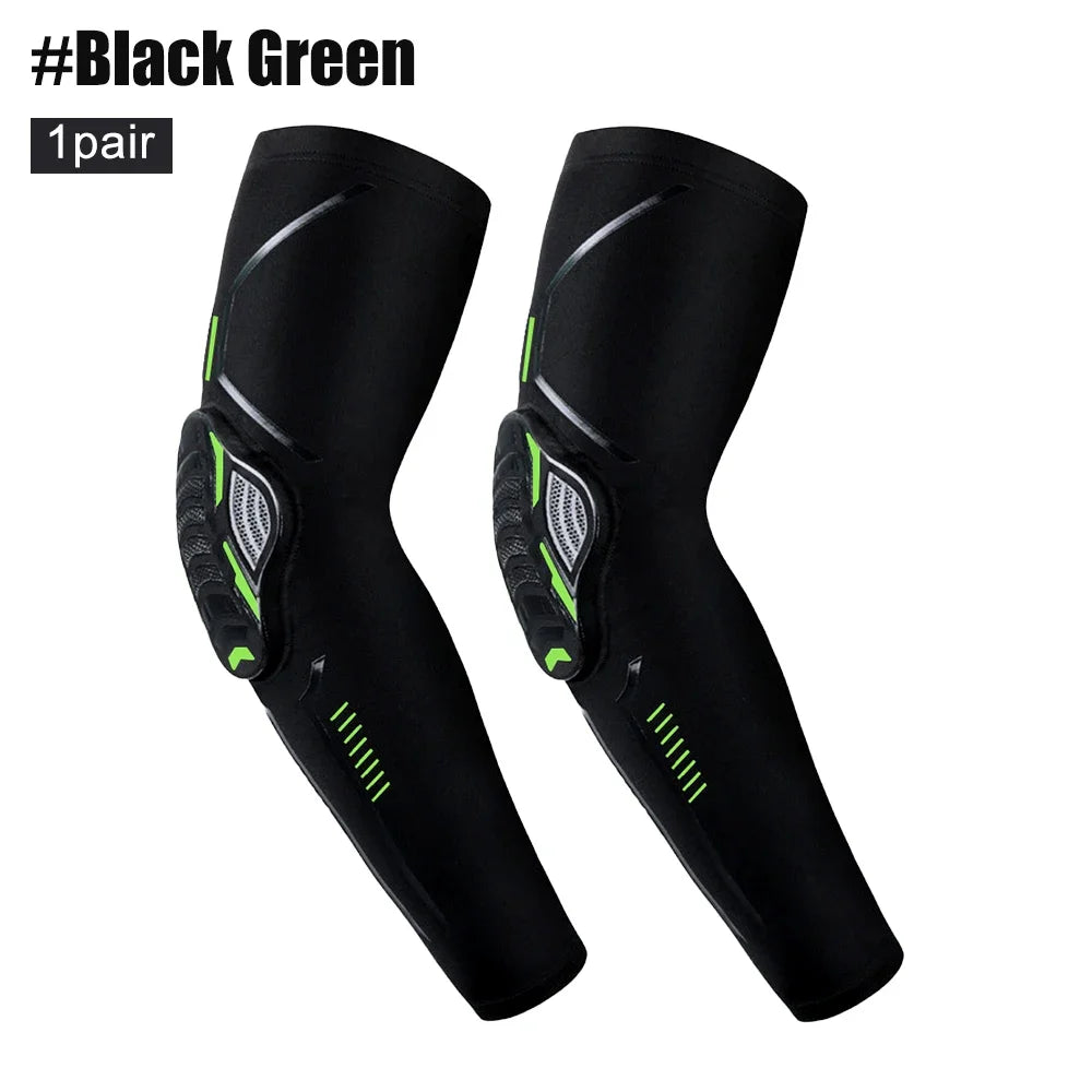 Sports Crash-Proof Elbow Support Pads – Arm Compression Brace