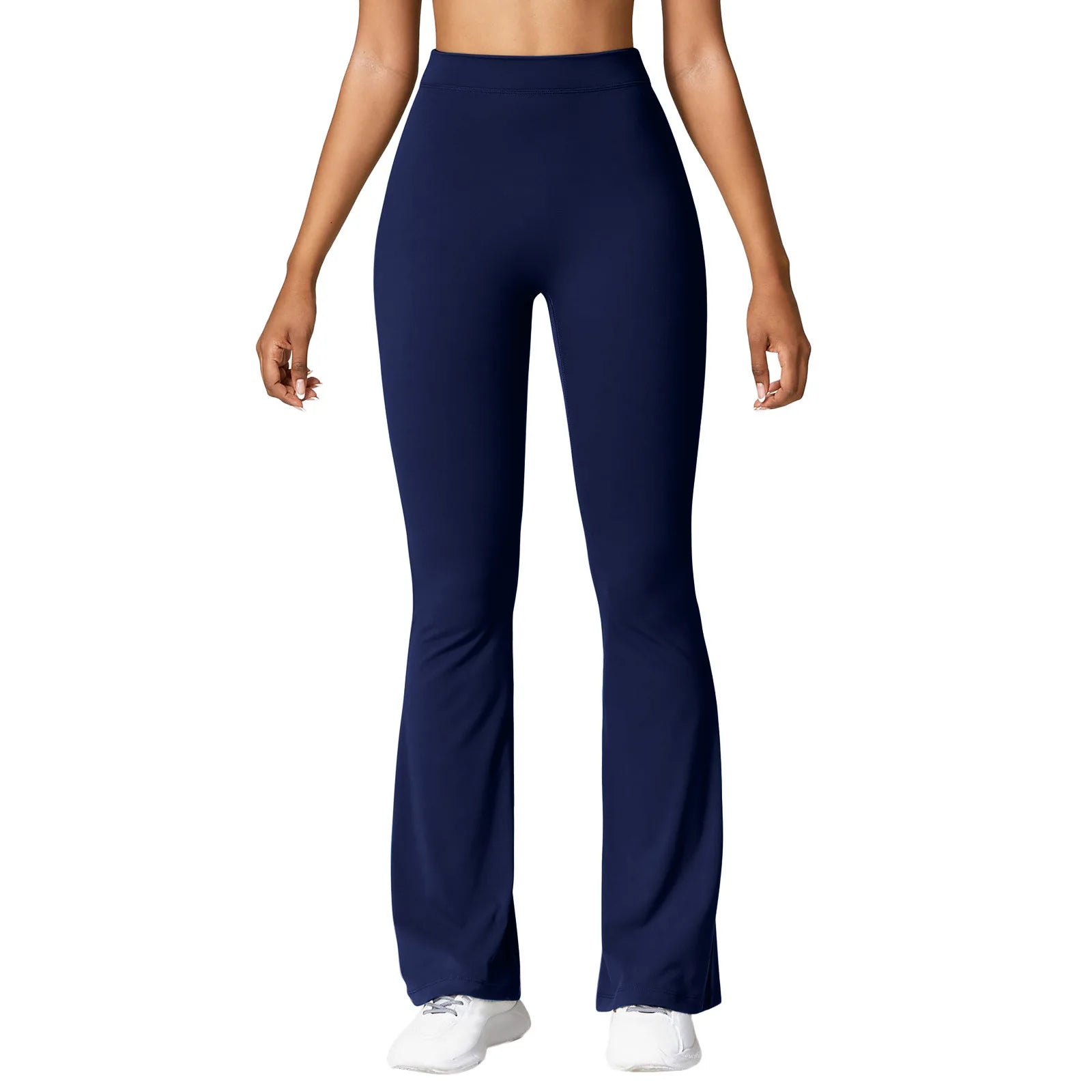 Women’s Fashion Micro Horn Leggings – High-Waist Push-Up Gym Pants