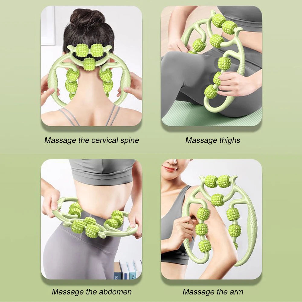 Handheld Massage Roller – Neck, Thigh, Calf & Leg Deep Tissue Recovery Tool