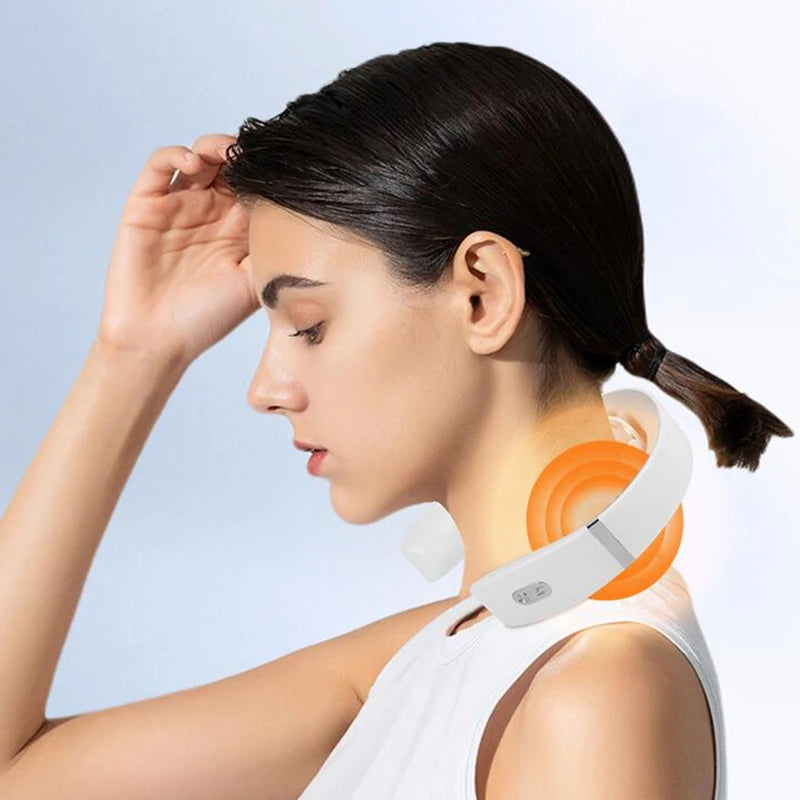 Smart Neck Shoulder Muscle Massager – Electric Heat Relaxation Device