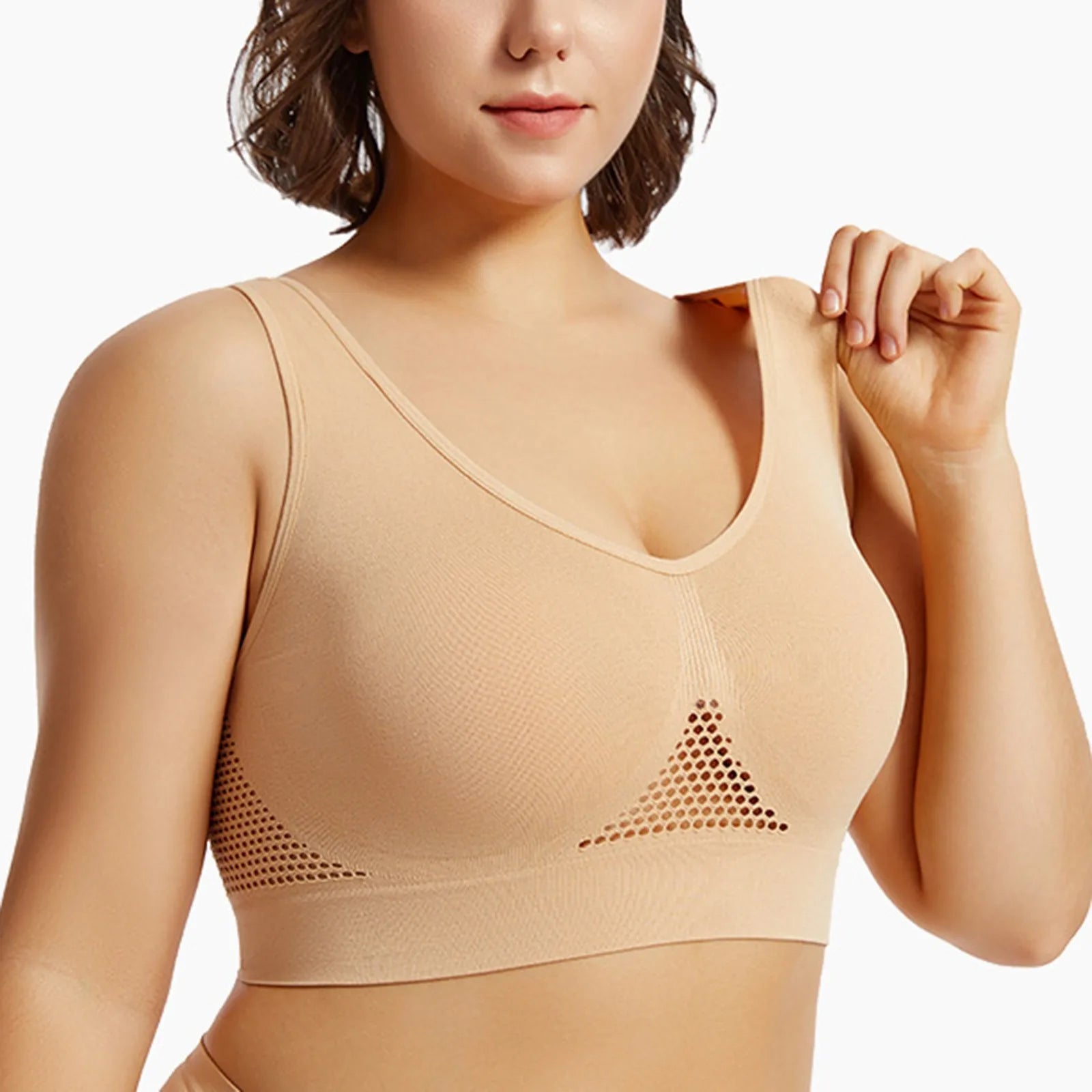 Women’s Shockproof Back Sports Bra – High-Strength Yoga & Fitness Vest