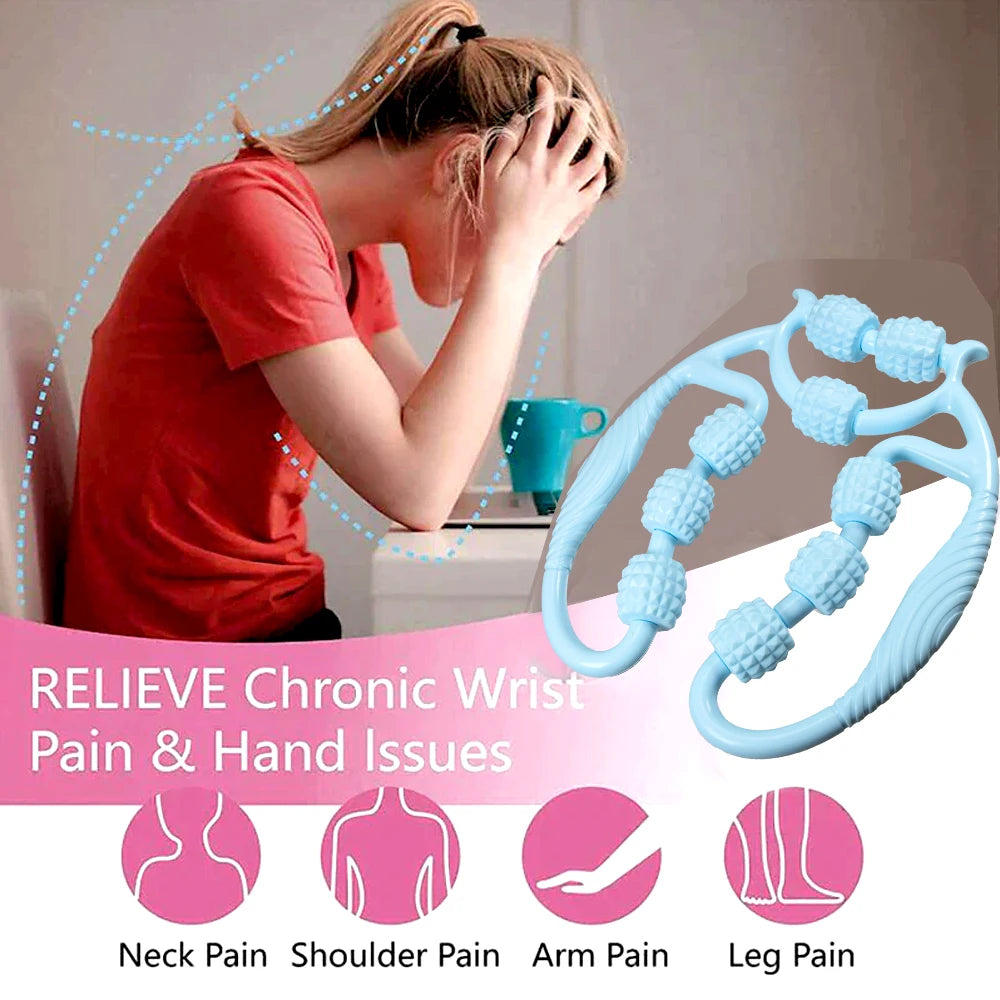 Handheld Massage Roller – Neck, Thigh, Calf & Leg Deep Tissue Recovery Tool