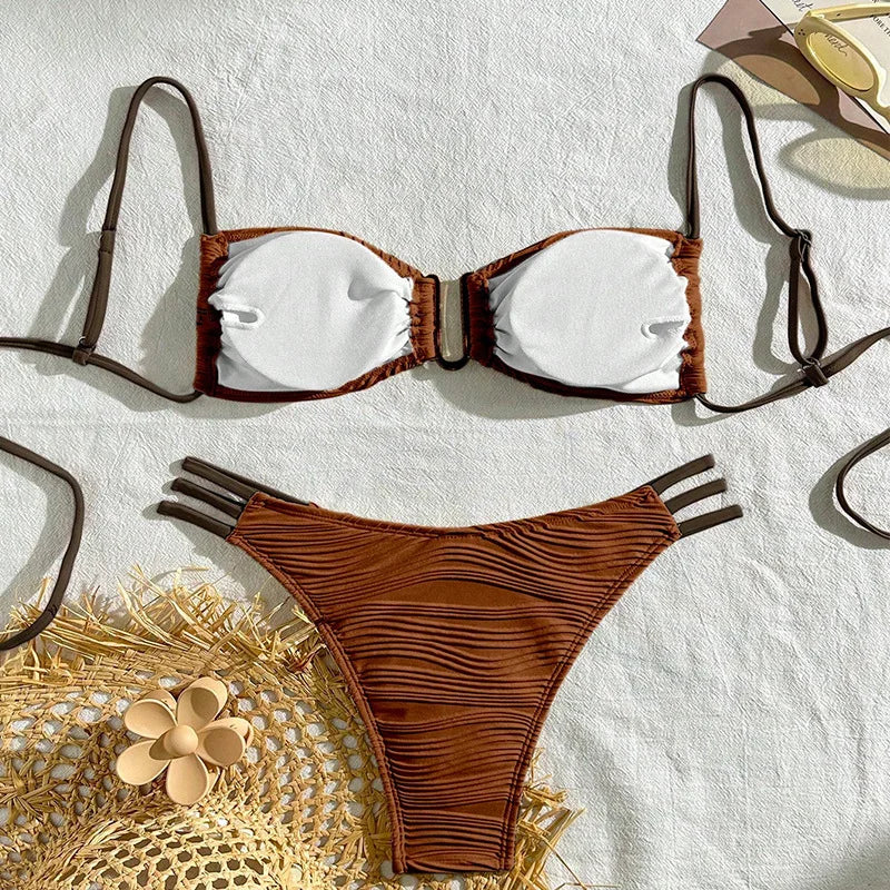 Sexy Push-Up Bikini Set – Women’s Brazilian Swimwear