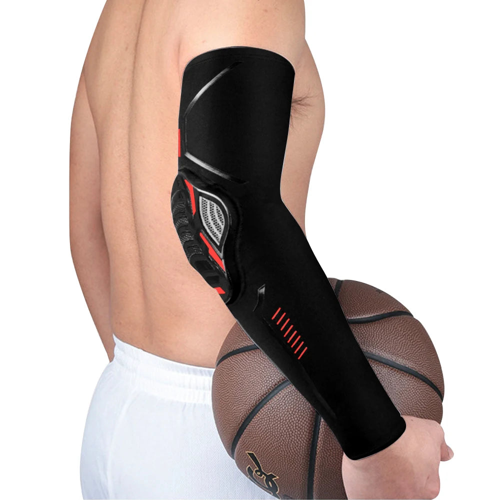 Sports Crash-Proof Elbow Support Pads – Arm Compression Brace