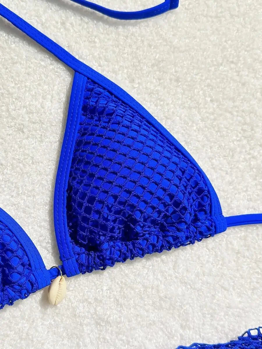 Sexy Three-Piece Bikini Set – Women’s Brazilian Swimwear