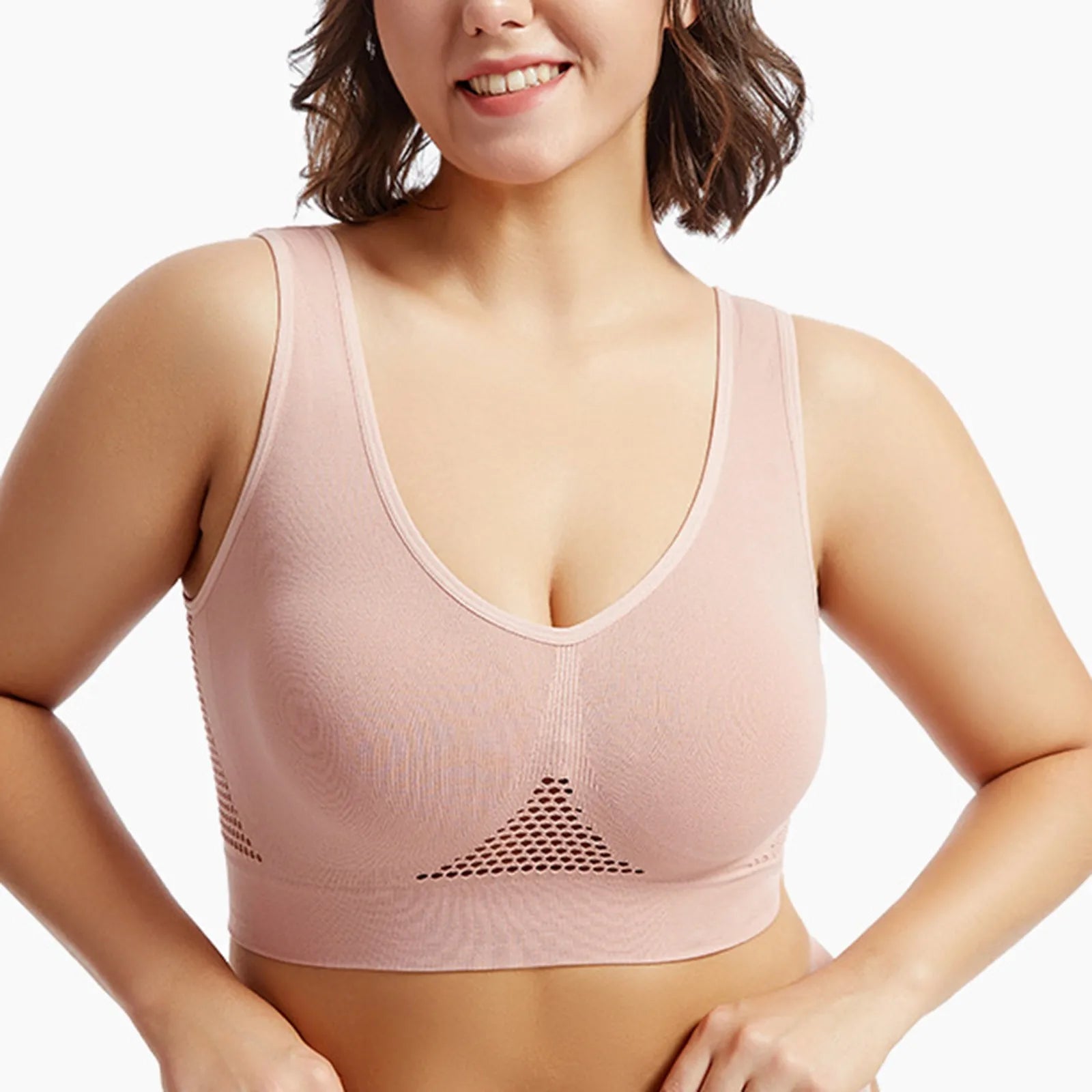 Women’s Shockproof Back Sports Bra – High-Strength Yoga & Fitness Vest