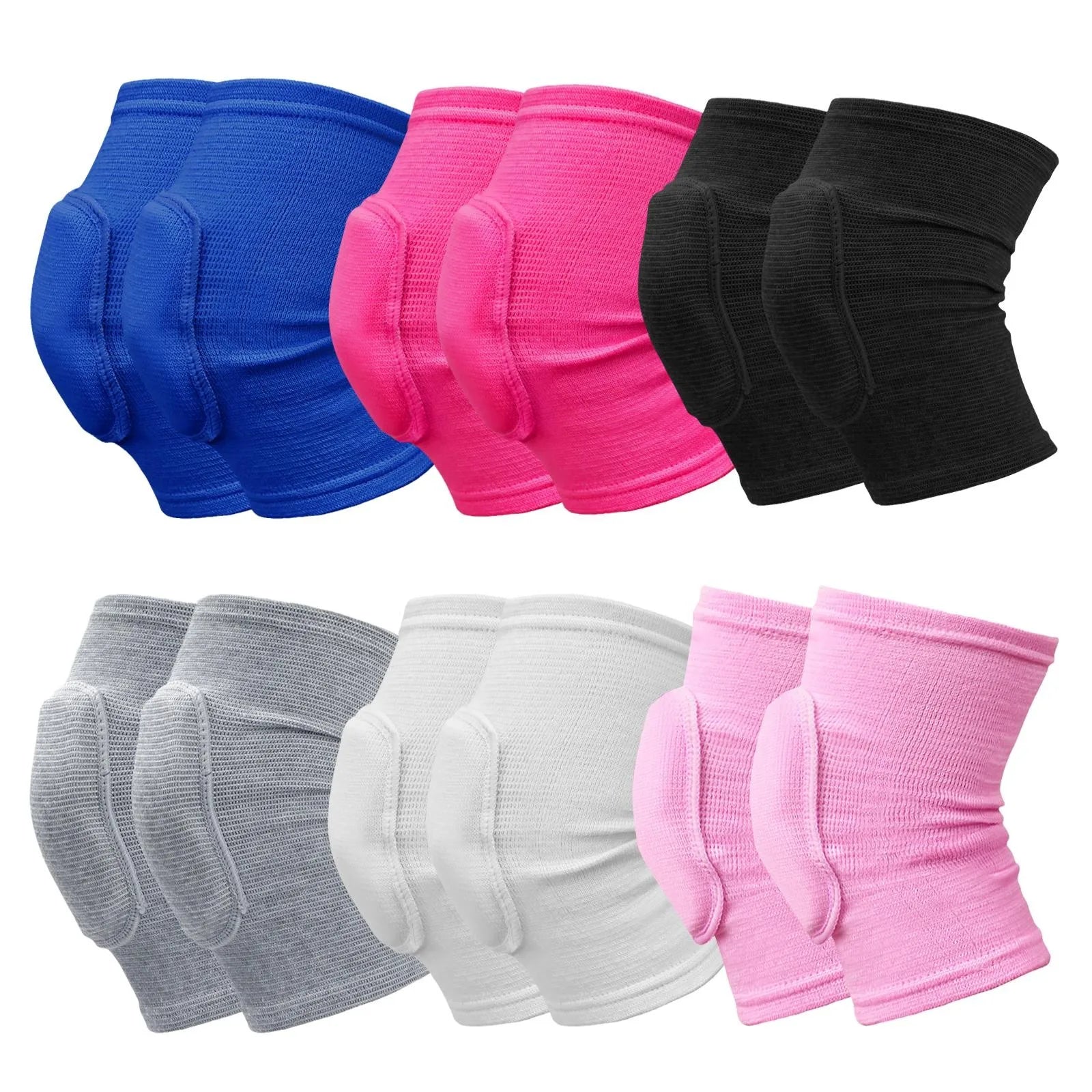 2pcs Sports Compression Knee Pads – Elastic Knee Protector & Support Brace