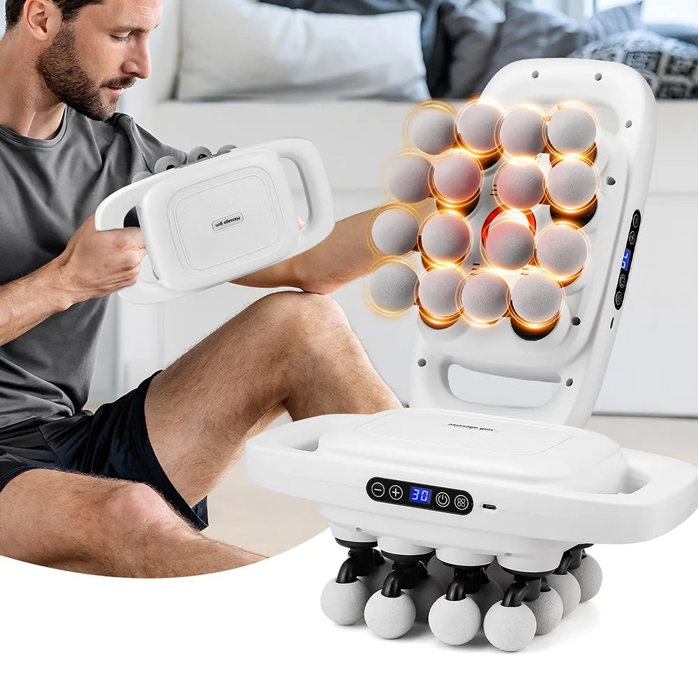 16-Head Fascia Gun – High-Frequency Vibration Body & Muscle Massager
