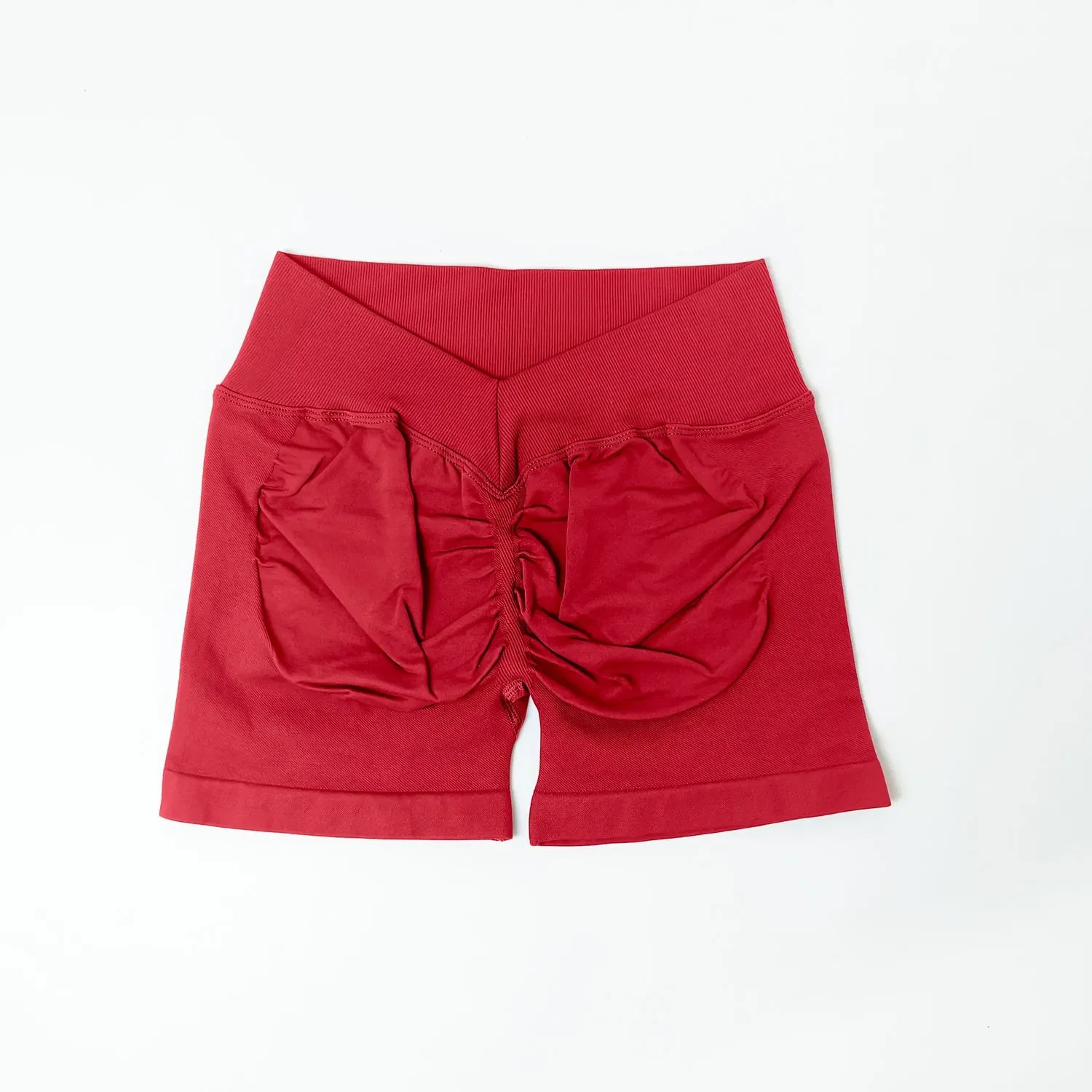 Women’s V-Waist Gym Shorts – Butt-Lifting High-Waist Fitness & Yoga Shorts
