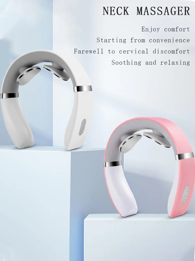 Smart Neck Shoulder Muscle Massager – Electric Heat Relaxation Device