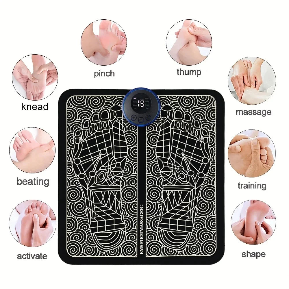 Electric Foot Massager Pad – Muscle Massage & Relaxation Trainer