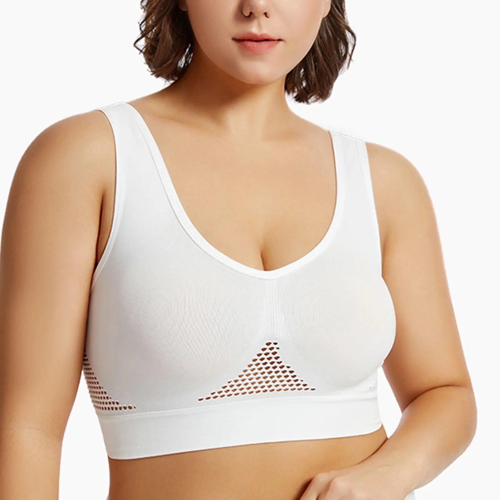 Women’s Shockproof Back Sports Bra – High-Strength Yoga & Fitness Vest