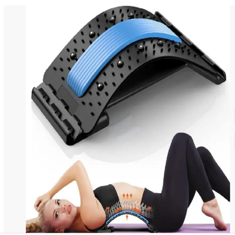 Magnetic Back Massage & Spine Stretcher – Posture Therapy & Lumbar Support