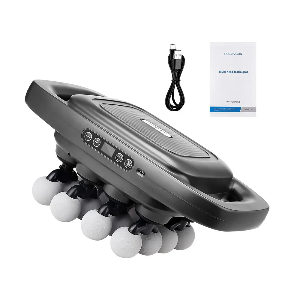 16-Head Fascia Gun – High-Frequency Vibration Body & Muscle Massager