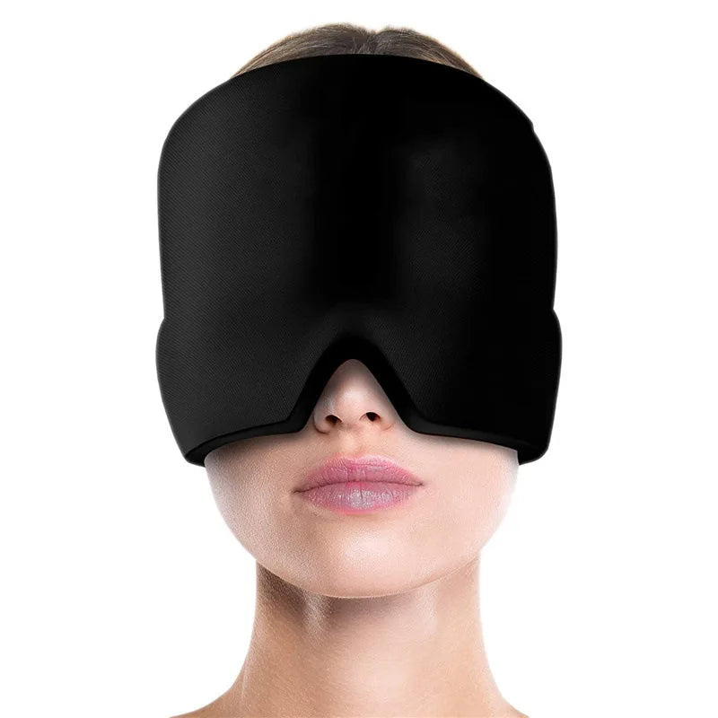 Gel Ice Headache & Migraine Relief Hat – Cold Compress Therapy Cap