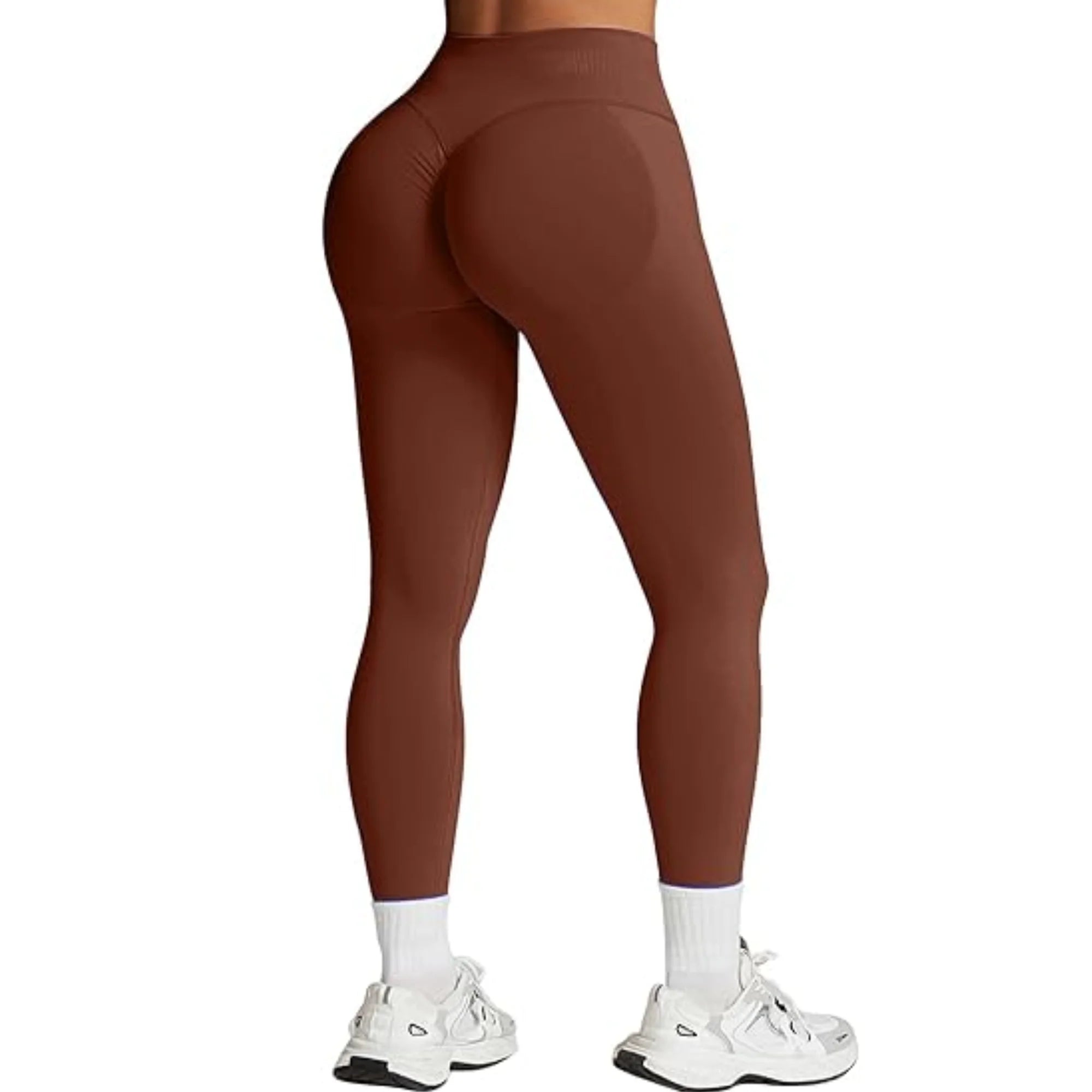 Seamless Women Solid Waist Yoga Pants Three-section Waist Sexy Hip-lifting Tight Sports Pants Fitness Exercise Yoga Pants