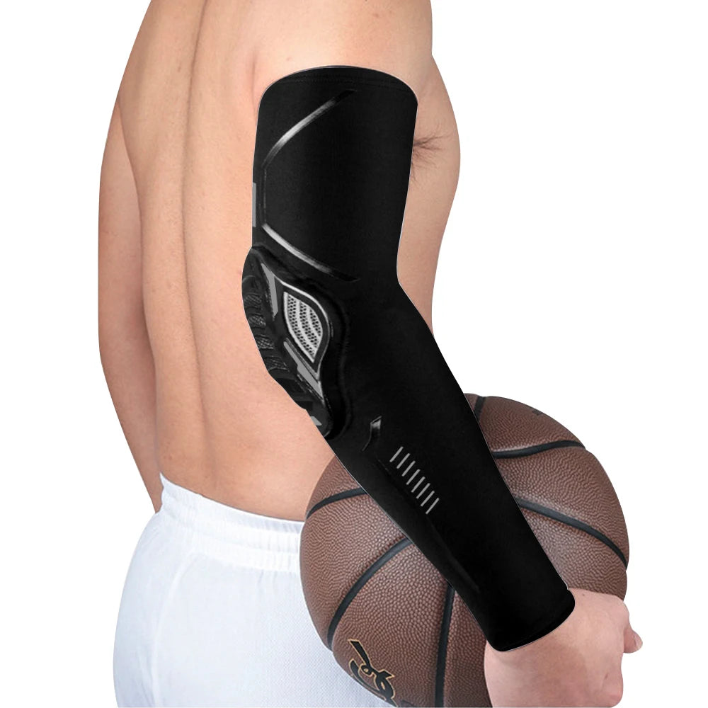 Sports Crash-Proof Elbow Support Pads – Arm Compression Brace