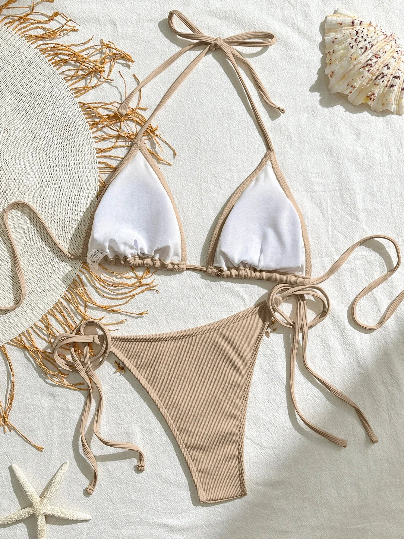 Peachtan Thong Push-Up Bikini – 2-Piece Women’s Beach Swimwear