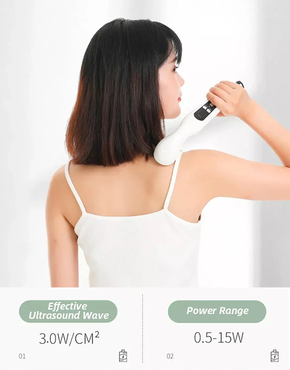 Ultrasound Physiotherapy Device – Pain Relief & Muscle Stimulator