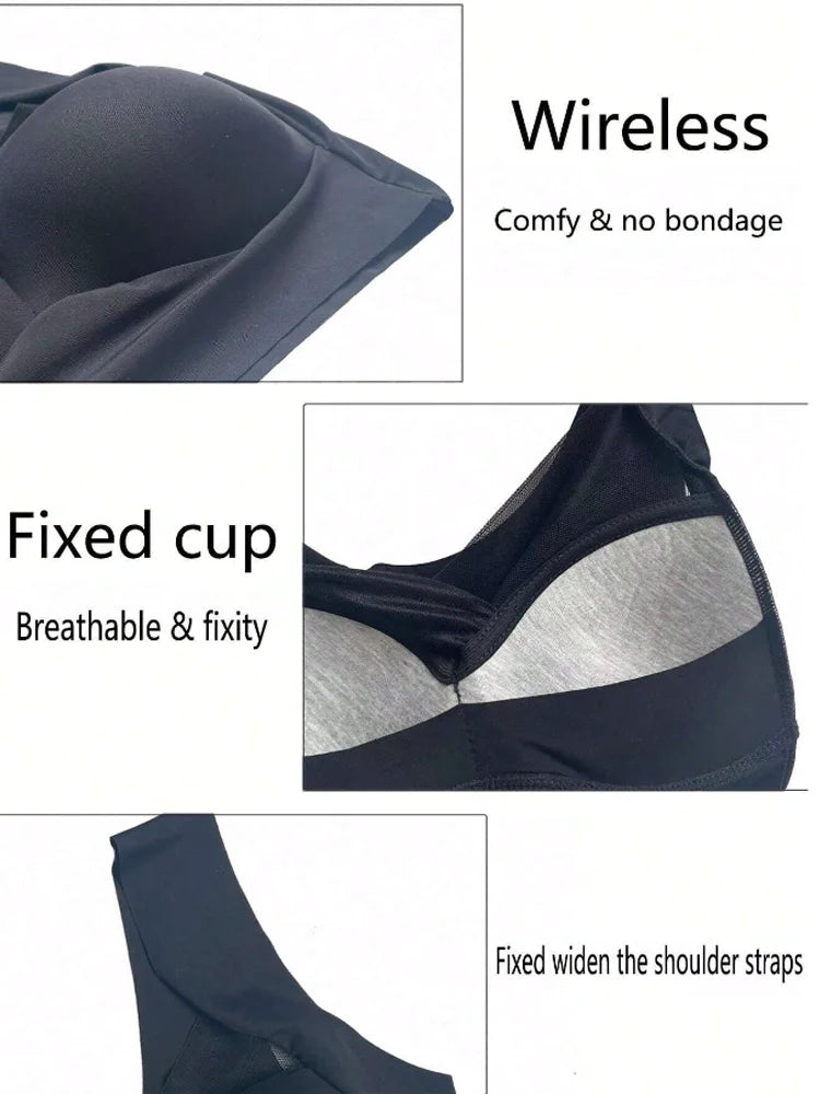 Women’s Seamless Sports Bra – Invisible, Breathable & Wireless Comfort