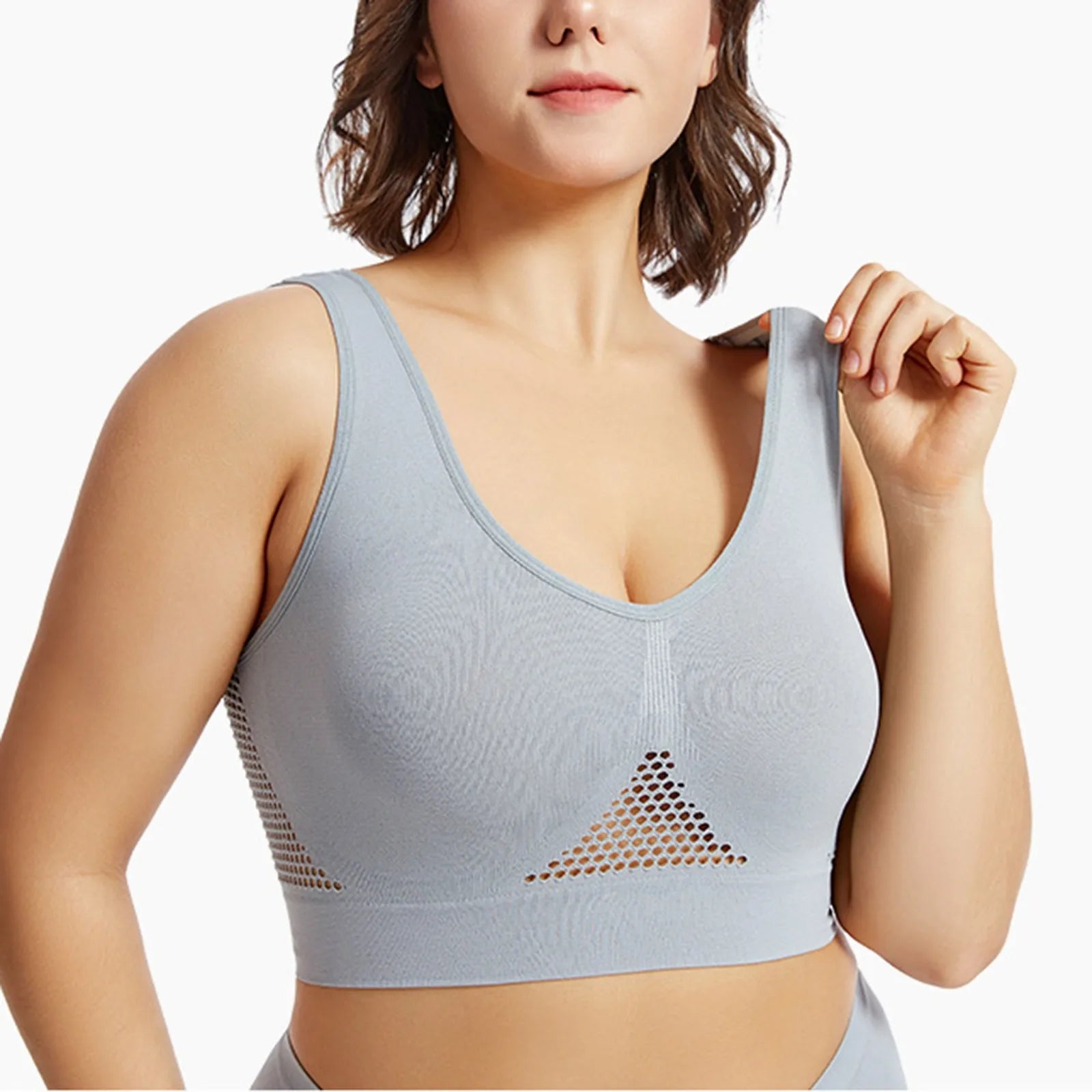 Women’s Shockproof Back Sports Bra – High-Strength Yoga & Fitness Vest