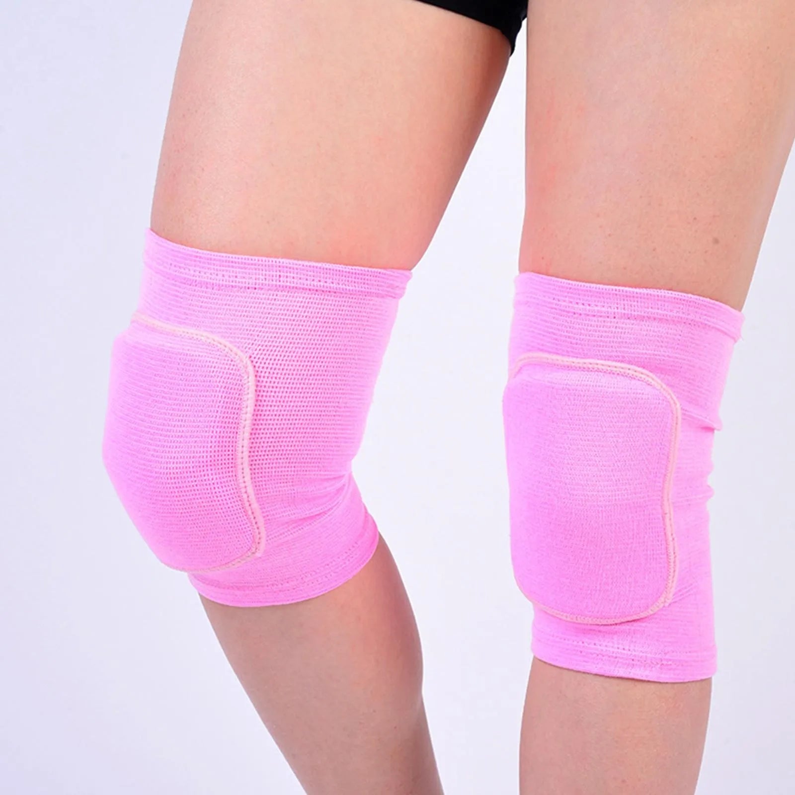 2pcs Sports Compression Knee Pads – Elastic Knee Protector & Support Brace