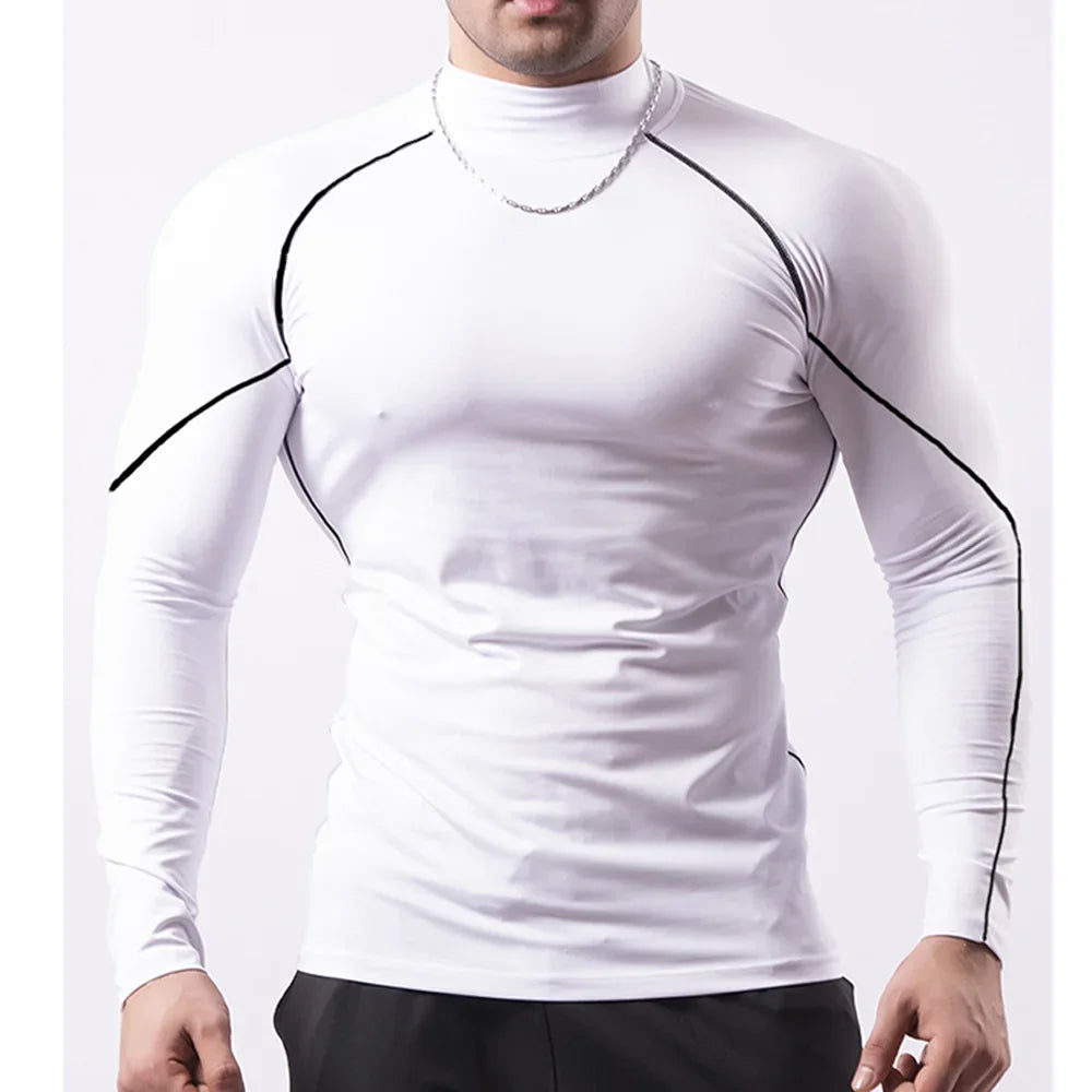 Men’s Quick-Dry Compression T-Shirt – Summer Gym & Running Top