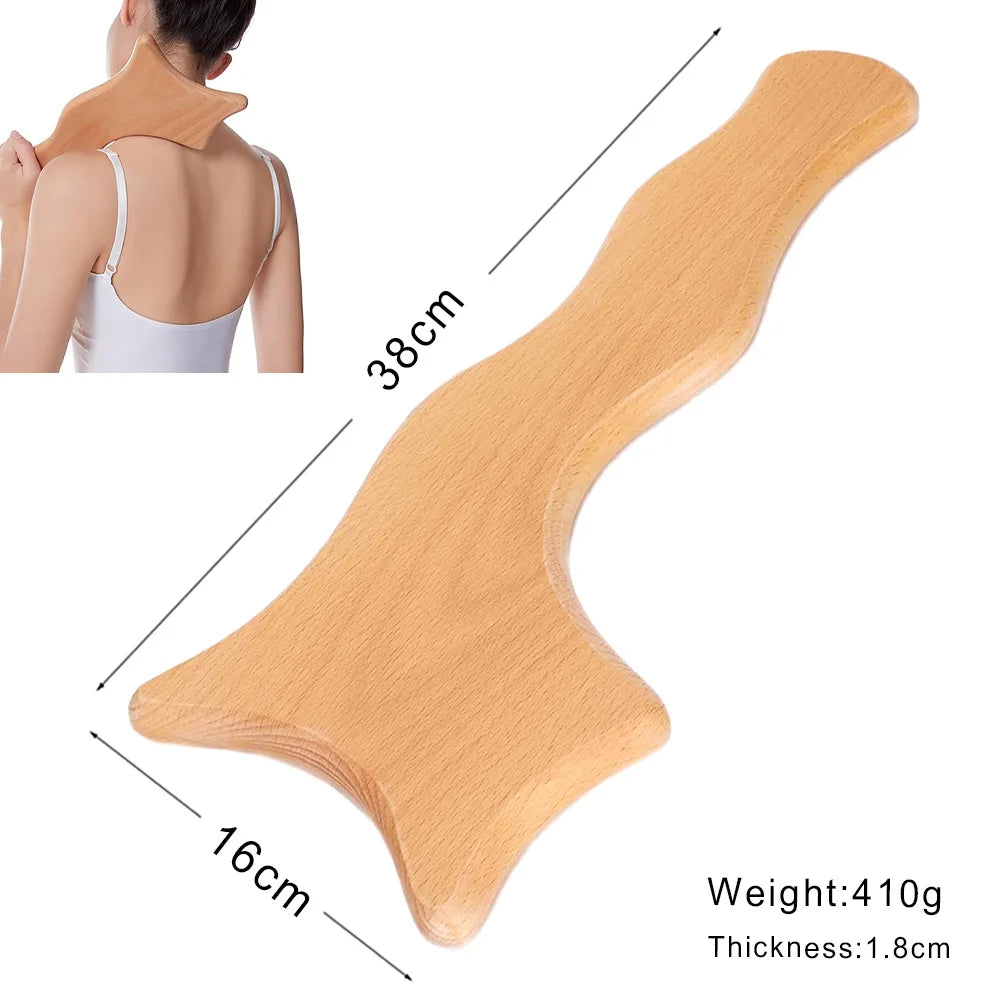 Wooden Massage Tools – Lymphatic Drainage &amp; Anti-Cellulite Body Shaper