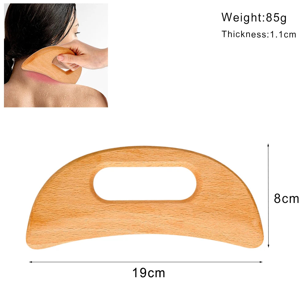 Wooden Massage Tools – Lymphatic Drainage &amp; Anti-Cellulite Body Shaper