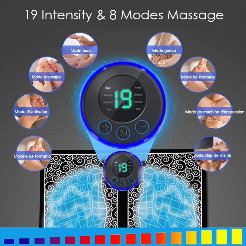 Electric Foot Massager Pad – Muscle Massage & Relaxation Trainer