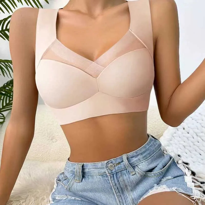 Women’s Seamless Sports Bra – Invisible, Breathable & Wireless Comfort