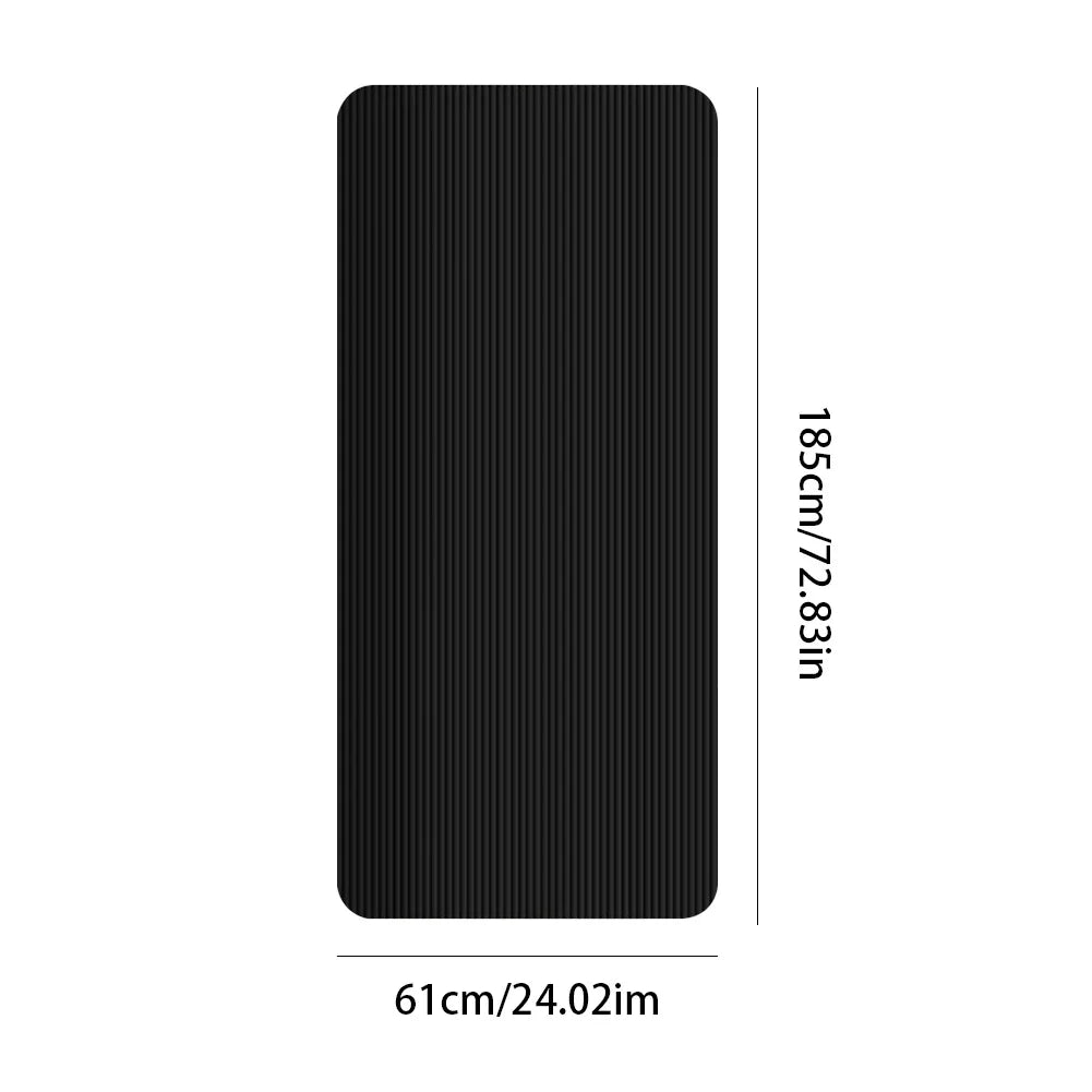 Non-Slip Yoga Mat – Thick Solid Color Multi-Function Fitness Mat for Home Gym
