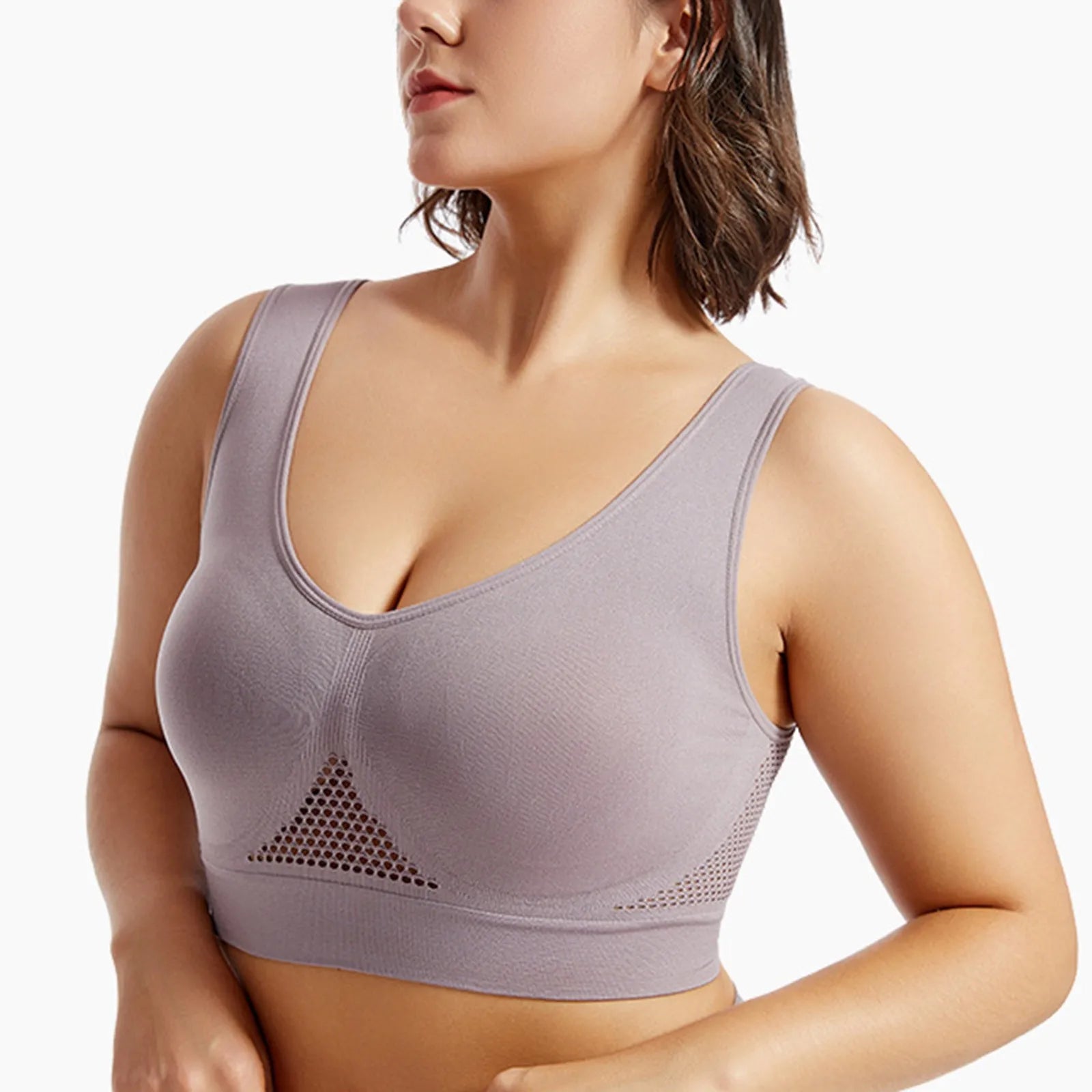 Women’s Shockproof Back Sports Bra – High-Strength Yoga & Fitness Vest
