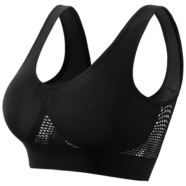 Women’s Shockproof Back Sports Bra – High-Strength Yoga & Fitness Vest