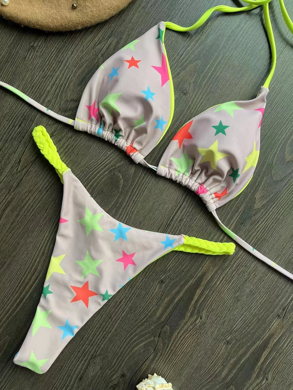 Leopard Print Brazilian Bikini Set – Sexy Thong Swimwear