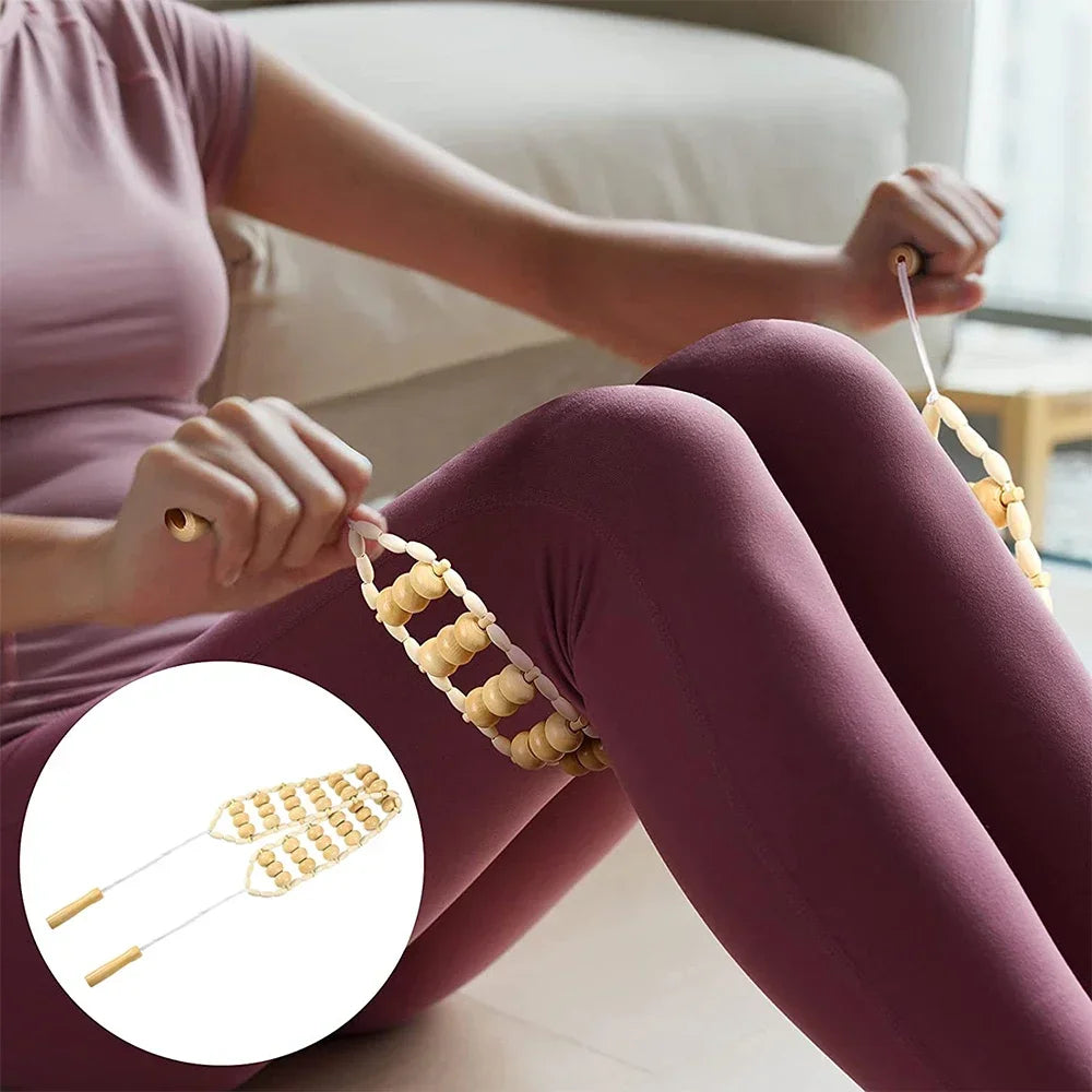 Wooden Massage Tools – Lymphatic Drainage &amp; Anti-Cellulite Body Shaper